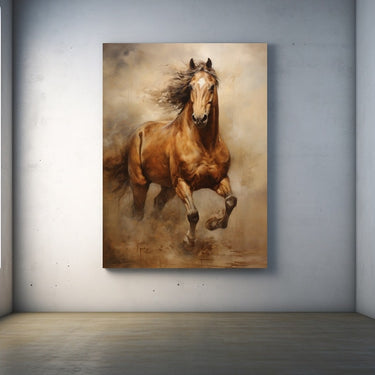 Antique Horse Painting